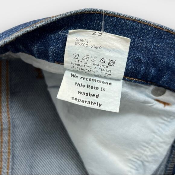 Forte Dei Marmi Couture Zipper Butt Straight Leg Jeans Size 29 NEW - Picture 9 of 11